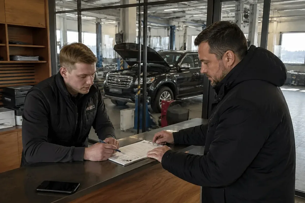 Постгарантийное ТО Cadillac Escalade после окончания гарантии в LUCKY