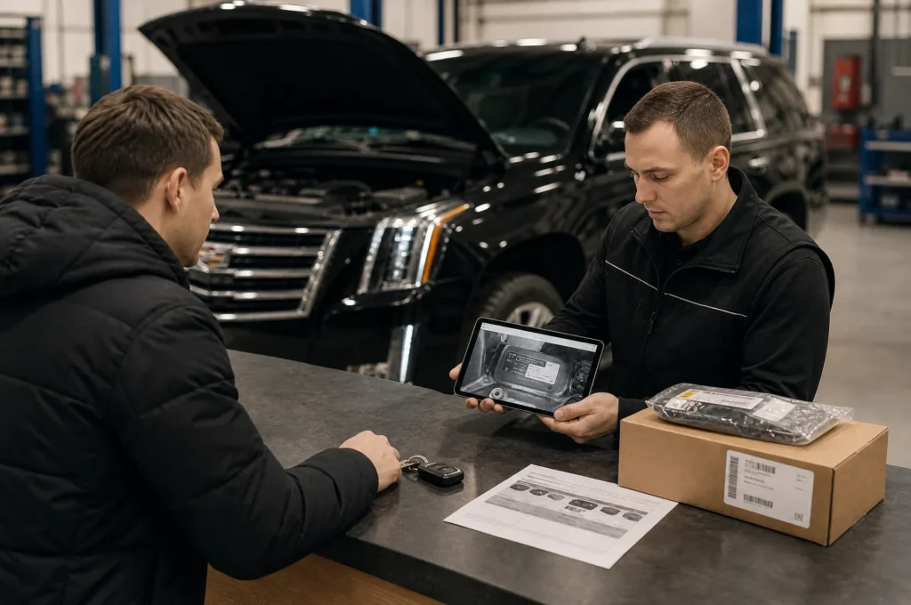 Запчасти Cadillac Escalade в Москве по VIN
